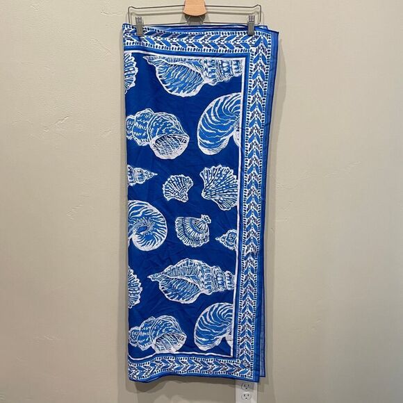 NWT Lilly Pulitzer Sharol Pareo Swim Cover Up in Barton Blue - One Size - Picture 5 of 8